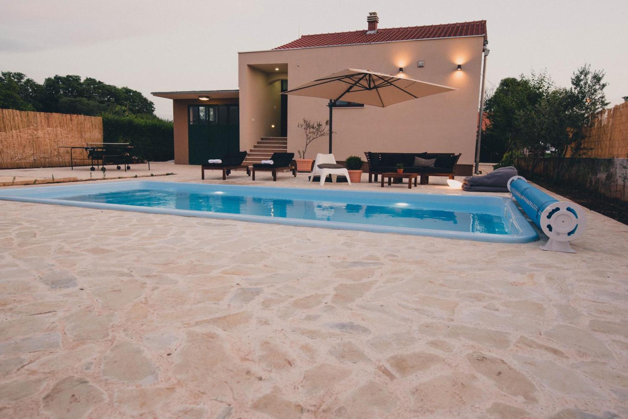 Cozy Country Home With Heated Outdoor Pool Шибеник Екстер'єр фото